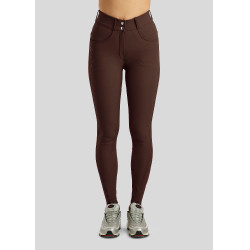 Pantalón de montar de talle alto ESS Megan Vol 2 Curve para mujer Castaño Marr&amp;amp;amp;oacute;n