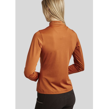 Polo de entrenamiento Montar MoEverline de manga larga para mujer Polo de entrenamiento Montar MoEverline de manga larga para mujer