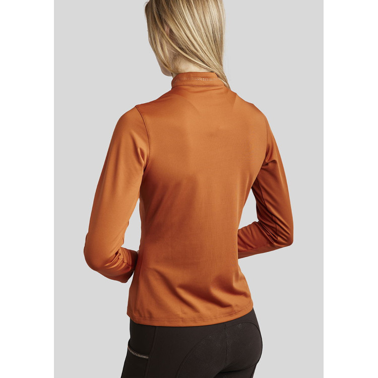 Polo de entrenamiento Montar MoEverline de manga larga para mujer Polo de entrenamiento Montar MoEverline de manga larga para mujer