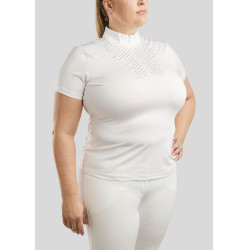 Polo de concurso Montar crystal claro mujer