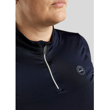 Polo de concurso Montar Everly Curve mujer Marino Azul marino