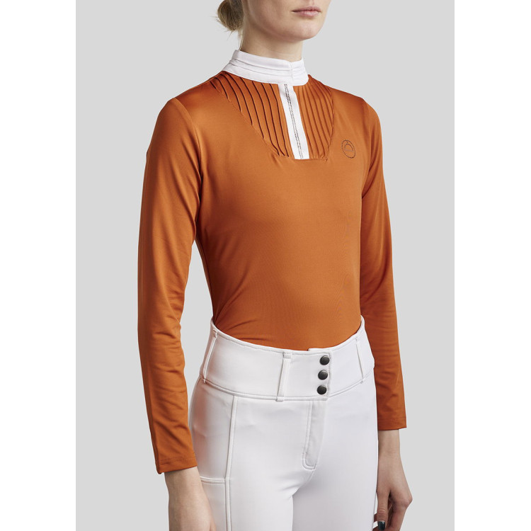 Polo de concurso Montar MoRosie de manga larga para mujer Polo de concurso Montar MoRosie de manga larga para mujer