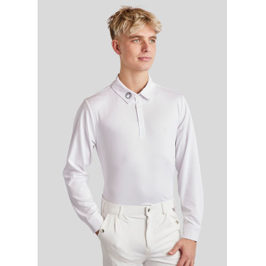 Polo de concurso Montar MoWill de manga larga para mujer Polo de concurso Montar MoWill de manga larga para mujer