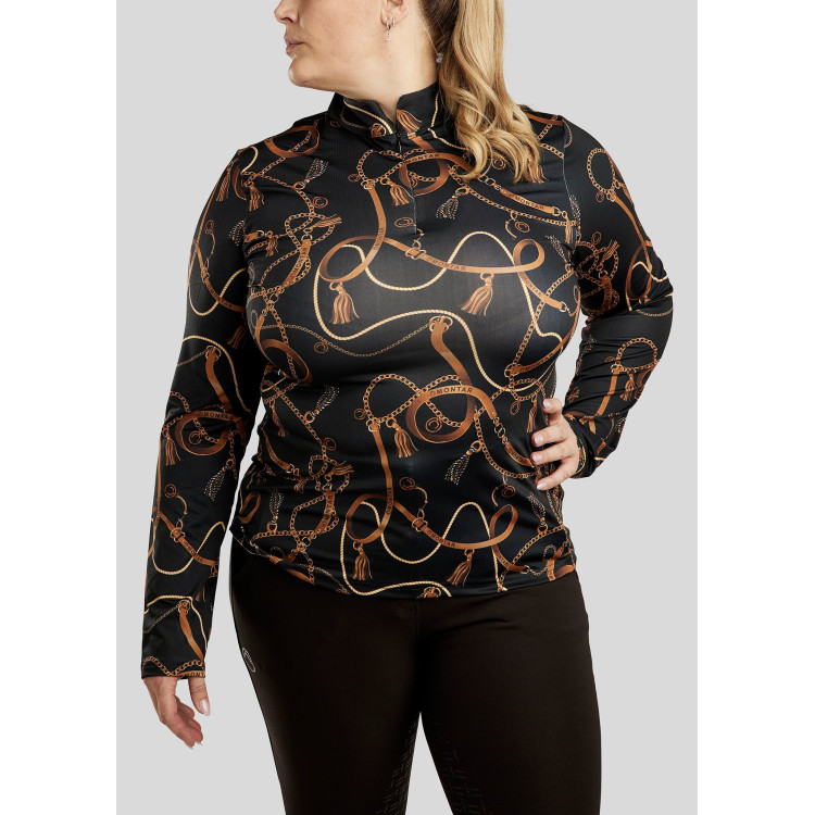 Polo Montar Haily Bridle manga larga Curve mujer