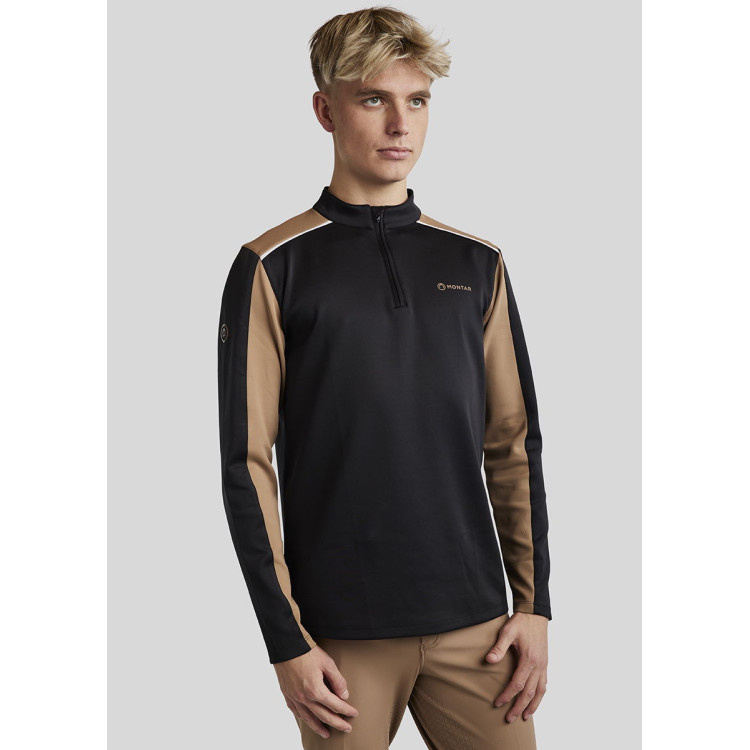 Polo de montar MoPhil de manga larga para hombre