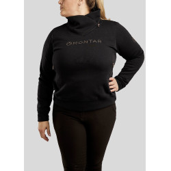 Jersey Montar Naja con cremallera en el cuello crystal oro rosa Curve mujer