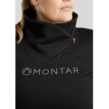 Jersey Montar Naja con cremallera en el cuello crystal oro rosa Curve mujer Jersey Montar Naja con cremallera en el cuello crystal oro rosa Curve mujer