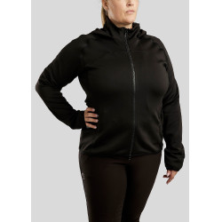 Sudadera con cremallera Montar con capucha Liza mujer Curve