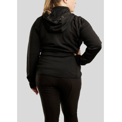 Sweat zippé Montar à capuche Liza femme Curve Negro