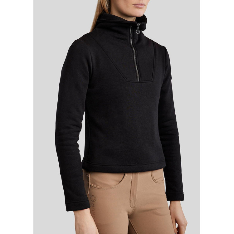 Sudadera Montar MoElla con cremallera de un cuarto para mujer