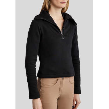 Sudadera Montar MoElla con cremallera de un cuarto para mujer Sudadera Montar MoElla con cremallera de un cuarto para mujer