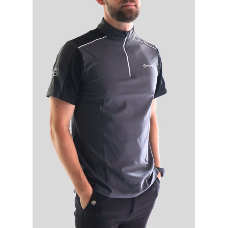 Camiseta de entrenamiento Montar de manga corta para hombre