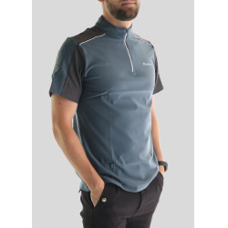 Camiseta de entrenamiento Montar de manga corta para hombre Castaño Marr&amp;amp;amp;oacute;n