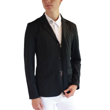 Chaqueta de concurso Montar hombre Negro