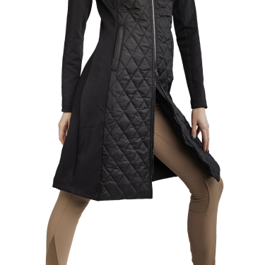 Chaqueta larga acolchada para mujer Montar MoQuinn Chaqueta larga acolchada para mujer Montar MoQuinn
