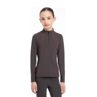 Ropa interior técnica LeMieux Young Rider Ceniza Burdeos