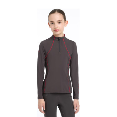 Ropa interior técnica LeMieux Young Rider Ceniza Burdeos