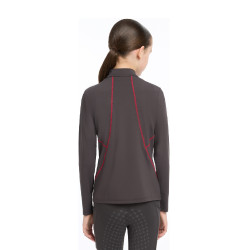 Ropa interior técnica LeMieux Young Rider Ceniza Burdeos