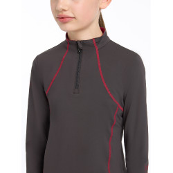 Ropa interior técnica LeMieux Young Rider Ceniza Burdeos