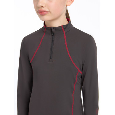 Ropa interior técnica LeMieux Young Rider Ceniza Burdeos