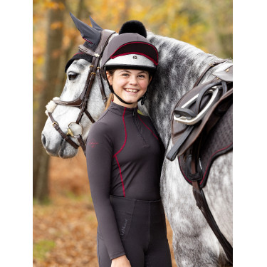Ropa interior técnica LeMieux Young Rider Ceniza Burdeos