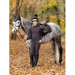 Ropa interior técnica LeMieux Young Rider Ceniza Burdeos