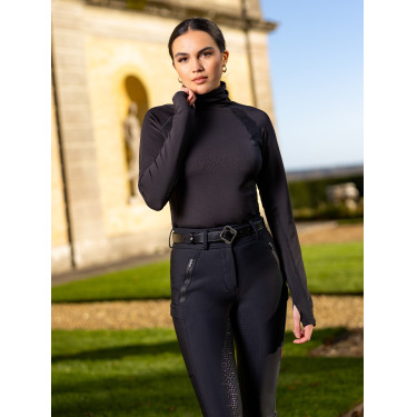 Capa base LeMieux de cuello alto Sara para mujer Capa base LeMieux de cuello alto Sara para mujer