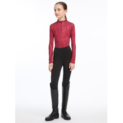 Capa Base LeMieux Casey Joven Jinete Ascuas Burdeos