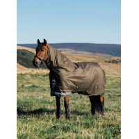 Cobertura impermeable LeMieux Arika Ripstop 200g Alpino Marrón