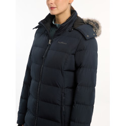 Abrigo acolchado LeMieux Harper Longline Marino Azul marino