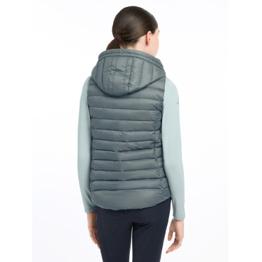 Chaleco sin mangas con capucha LeMieux Milly Young Rider Petróleo Azul