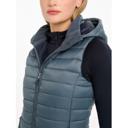 Chaleco sin mangas con capucha LeMieux Tilly para mujer Petróleo Azul Chaleco sin mangas con capucha LeMieux Tilly para mujer Petróleo Azul