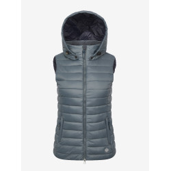 Chaleco sin mangas con capucha LeMieux Tilly para mujer Petróleo Azul Chaleco sin mangas con capucha LeMieux Tilly para mujer Petróleo Azul
