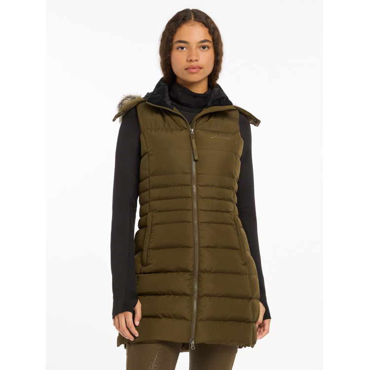 Chaleco acolchado sin mangas LeMieux Harper Longline para mujer Chaleco acolchado sin mangas LeMieux Harper Longline para mujer