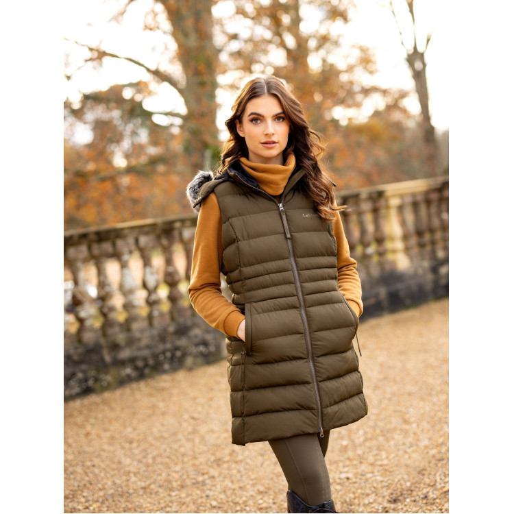 Chaleco acolchado sin mangas LeMieux Harper Longline para mujer Chaleco acolchado sin mangas LeMieux Harper Longline para mujer