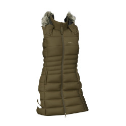 Chaleco acolchado sin mangas LeMieux Harper Longline para mujer Alpino Marr&amp;amp;amp;oacute;n