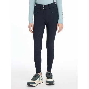 Pantalón LeMieux con asiento de silicona Izzy Young Rider Marino Azul marino