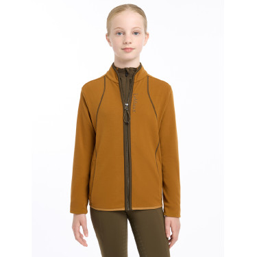 Polar LeMieux con cremallera Felicity Young Rider Jengibre Marrón