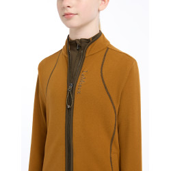 Polar LeMieux con cremallera Felicity Young Rider Jengibre Marrón