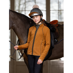 Polar LeMieux con cremallera Felicity Young Rider Jengibre Marrón