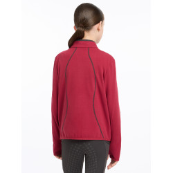 Polar LeMieux con cremallera Felicity Young Rider Ascuas Burdeos