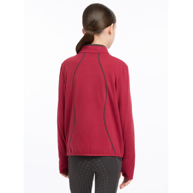 Polar LeMieux con cremallera Felicity Young Rider Ascuas Burdeos