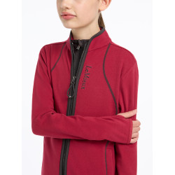 Polar LeMieux con cremallera Felicity Young Rider Ascuas Burdeos