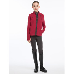 Polar LeMieux con cremallera Felicity Young Rider Ascuas Burdeos