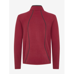 Polar LeMieux con cremallera Felicity Young Rider Ascuas Burdeos