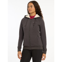 Sudadera con capucha forrada LeMieux Leia Ceniza Burdeos Sudadera con capucha forrada LeMieux Leia Ceniza Burdeos