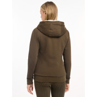 Sudadera con capucha forrada LeMieux Leia Ceniza Burdeos Sudadera con capucha forrada LeMieux Leia Ceniza Burdeos