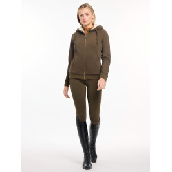 Sudadera con capucha forrada LeMieux Leia Alpino Marrón Sudadera con capucha forrada LeMieux Leia Alpino Marrón