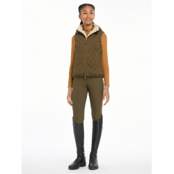 Chaleco sin mangas LeMieux de invierno reversible Eloise Young Rider Alpino Marrón Chaleco sin mangas LeMieux de invierno reversible Eloise Young Rider Alpino Marrón