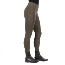 Leggings de equitación Euro-Star Breez FullGrip Aceite oscuro Marrón Leggings de equitación Euro-Star Breez FullGrip Aceite oscuro Marrón